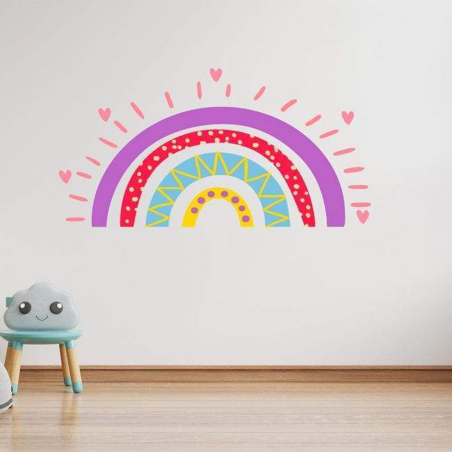 Kids wall stickers Playful rainbow III