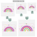 Kids wall stickers Playful rainbow III