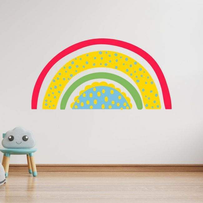 Kids wall stickers Playful rainbow IV