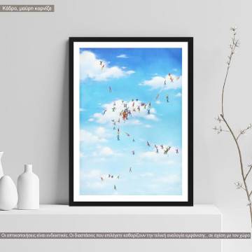 It's raining men, poster