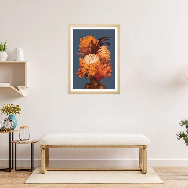Canvas print Inner Beauty, orange blossom