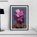Canvas print Inner Beauty, purple blossom