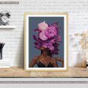Canvas print Inner Beauty, purple blossom