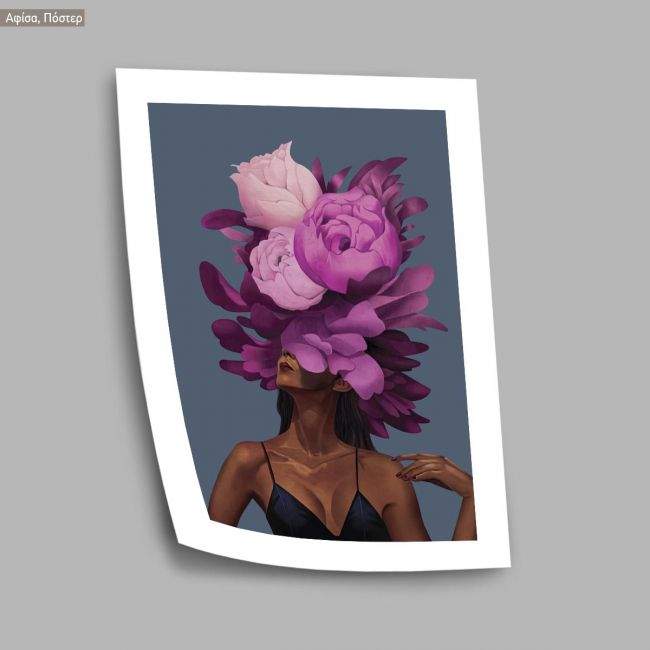 Canvas print Inner Beauty, purple blossom