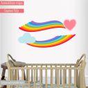 Kids wall stickers Playful rainbow VI