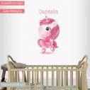 Kids wall stickers Ballerina little Unicorn