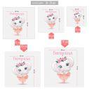 Kids wall stickers Ballerina little Elephant