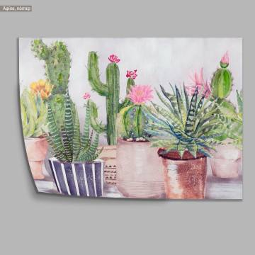 Cactus I, κάδρο, μαύρη κορνίζα 2