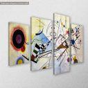 Canvas print Composition VIII, W. Kandinsky, four panels