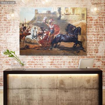 Canvas print Achilles triumph