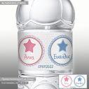 Sticker label Stars for twins