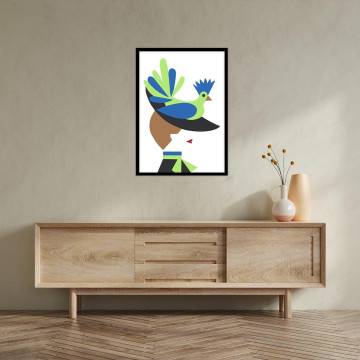 Lady with a hat, poster 2