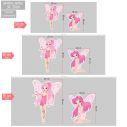 Fairies set 2 pc wooden figure printed