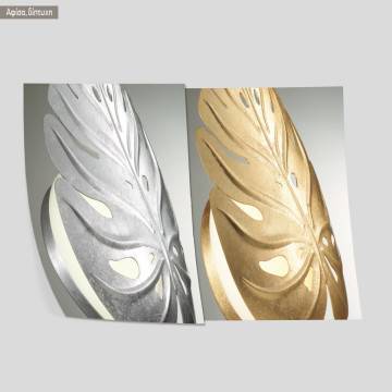 Precious metals in leaf shape, poster 2