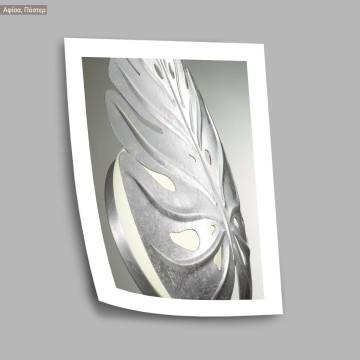 Silver in leaf shape, poster 2