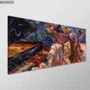 Canvas print Jazz night, panoramic