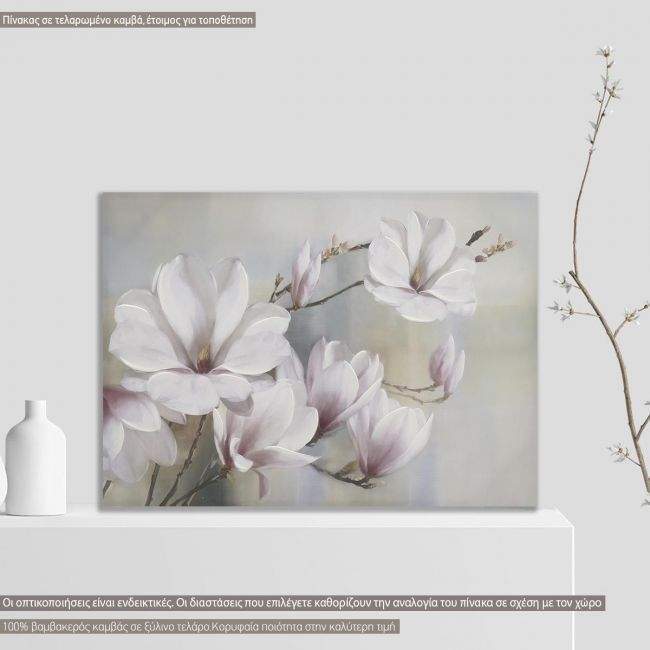 Canvas print, Pink magnolia