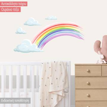 Kids wall sticker Rainbow watercolor