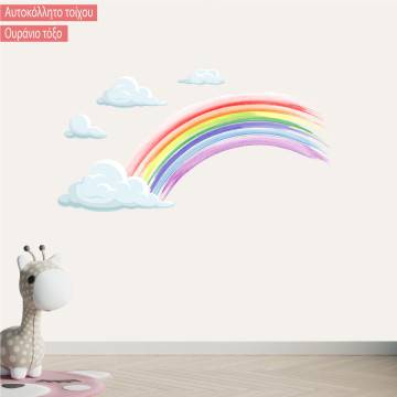 Kids wall sticker Rainbow watercolor 2
