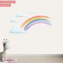 Kids wall sticker Rainbow watercolor