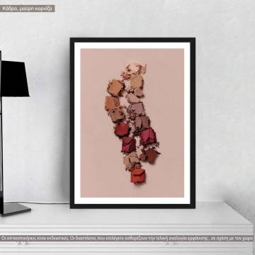 Eyeshadow palette, poster