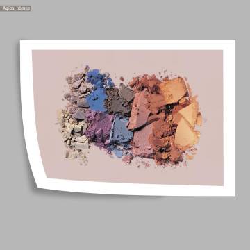 Makeup powder, αφίσα, κάδρο, μαύρη κορνίζα 2