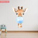 Kids wall sticker Bubble baby giraffe