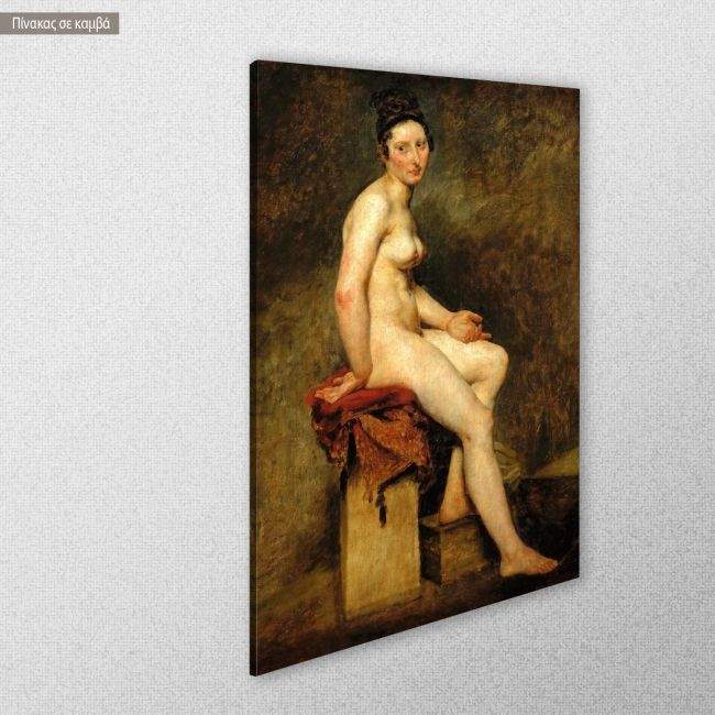 Canvas print Mademoiselle Rose, Delacroix Eugene