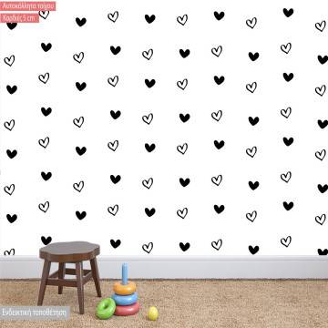 Wall stickers Hearts pattern