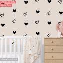 Wall stickers Hearts pattern