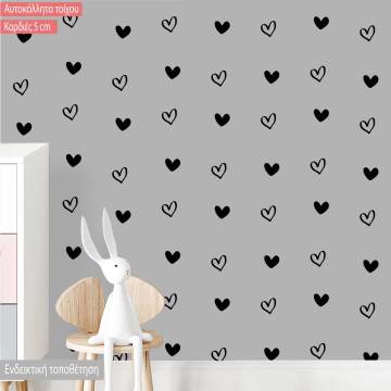 Wall stickers Hearts pattern 2