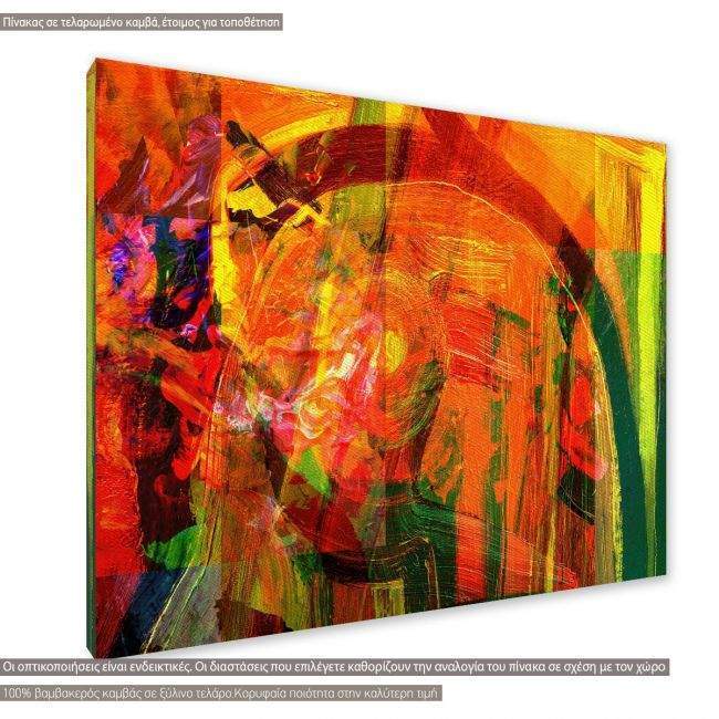 Πίνακας σε καμβά Abstract background III, οριζόντιος, καμβάς τελαρωμένος, κοντινό