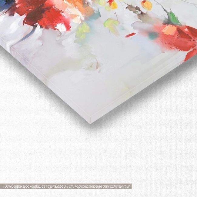 Πίνακας σε καμβά Many flower bouqeut III, πανοραμικός, λεπτομέρεια
