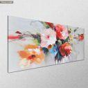 Canvas print Many flower bouqeut III, panoramic