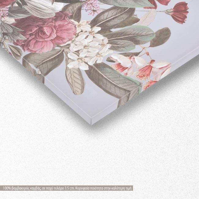 Canvas print Many flower bouqeut II, panoramic