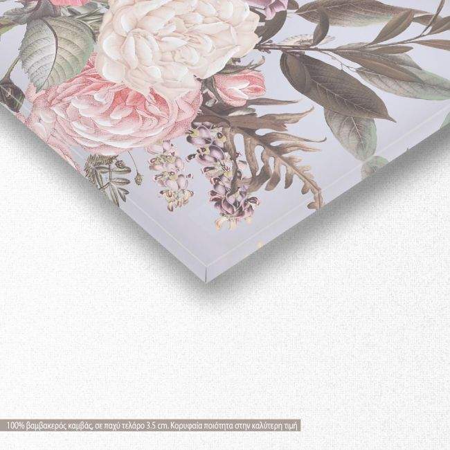 Canvas print Many flower bouqeut I, panoramic