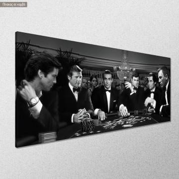 Πίνακας σε καμβά Full 007 House πανοραμικός Καμβάς τελαρωμένος Όψη 1 2