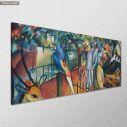 Canvas print The zoo, Macke A. panoramic
