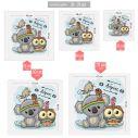 Kids wall stickers Coala and owl for boys