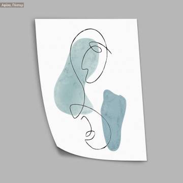 Abstract faces, poster 2