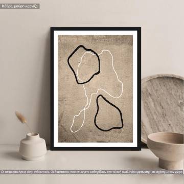Abstract shapes, poster