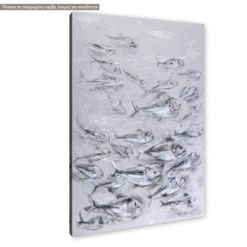 Πίνακας σε καμβά Ocean fish Καμβάς τελαρωμένος Όψη 1 2