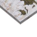 Canvas print Golden texture map