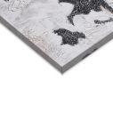 Πίνακας σε καμβά Silver texture map, καμβάς τελαρωμένος, λεπτομέρεια