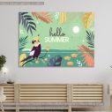 Canvas print, Tropical landscape  Hello Summer