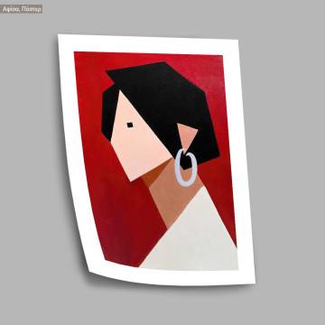 Abstract Female portrait , poster 2