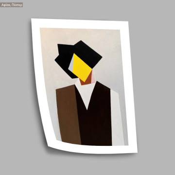 Abstract Male portrait, poster 2