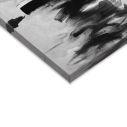 Canvas print Black on white abstract