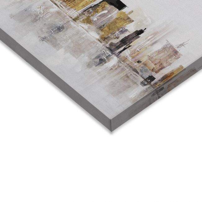 Canvas print Abstract city panorama