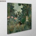 Πίνακας ζωγραφικής The equatorial jungle, Rousseau H., κοντινό